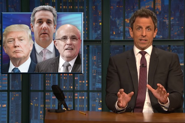 Seth Meyers Cant Wrap His Head Around Trump And Michael Cohens World Of Corrupt Influence 