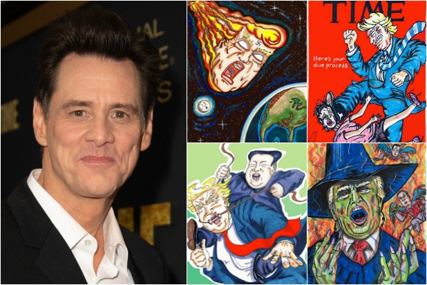 618px x 412px - 41 of Jim Carrey's Trump Trolling, Politically-Charged ...