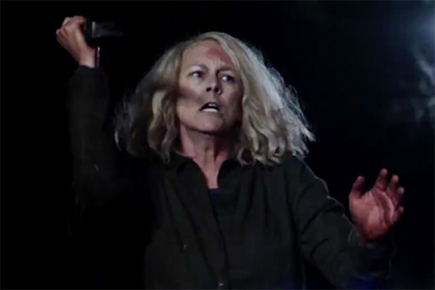 618px x 412px - Jamie Lee Curtis' Laurie Strode Is Ready to Take on Michael ...