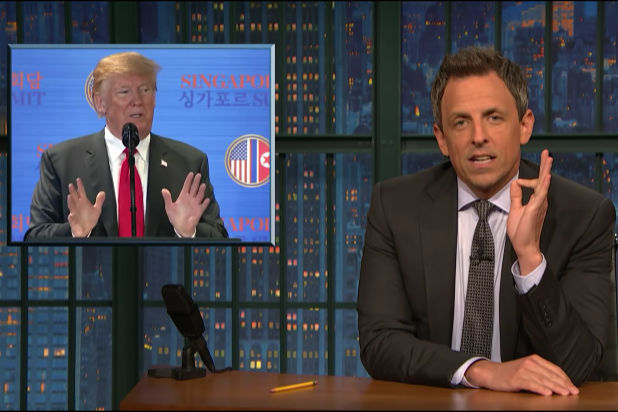 WATCH: 'He's probably going to be a great f**king president' - Late Night  host Seth Myers on Donald Trump