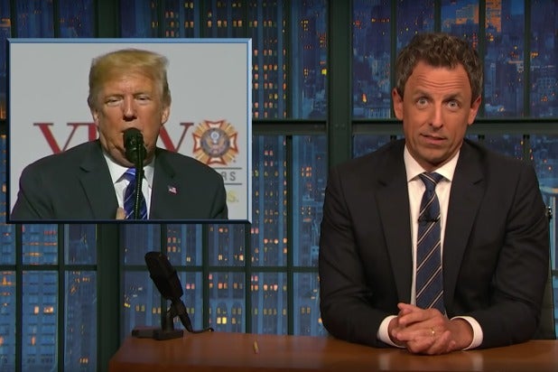 Seth Meyers Has One Big Question for Trump: 'Why Are You so Weird, Dude ...