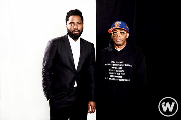 John David Washington and Spike Lee, BlacKkKlansman