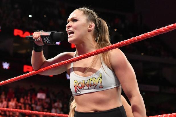 Wwe Star Ronda Rouse Porn Video - Ronda Rousey Took a Nasty Spill During WrestleMania 35 Main Event (Video)
