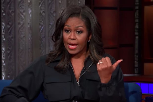 Watch Michelle Obama's Too-Long-for-TV Interview With Stephen Colbert ...