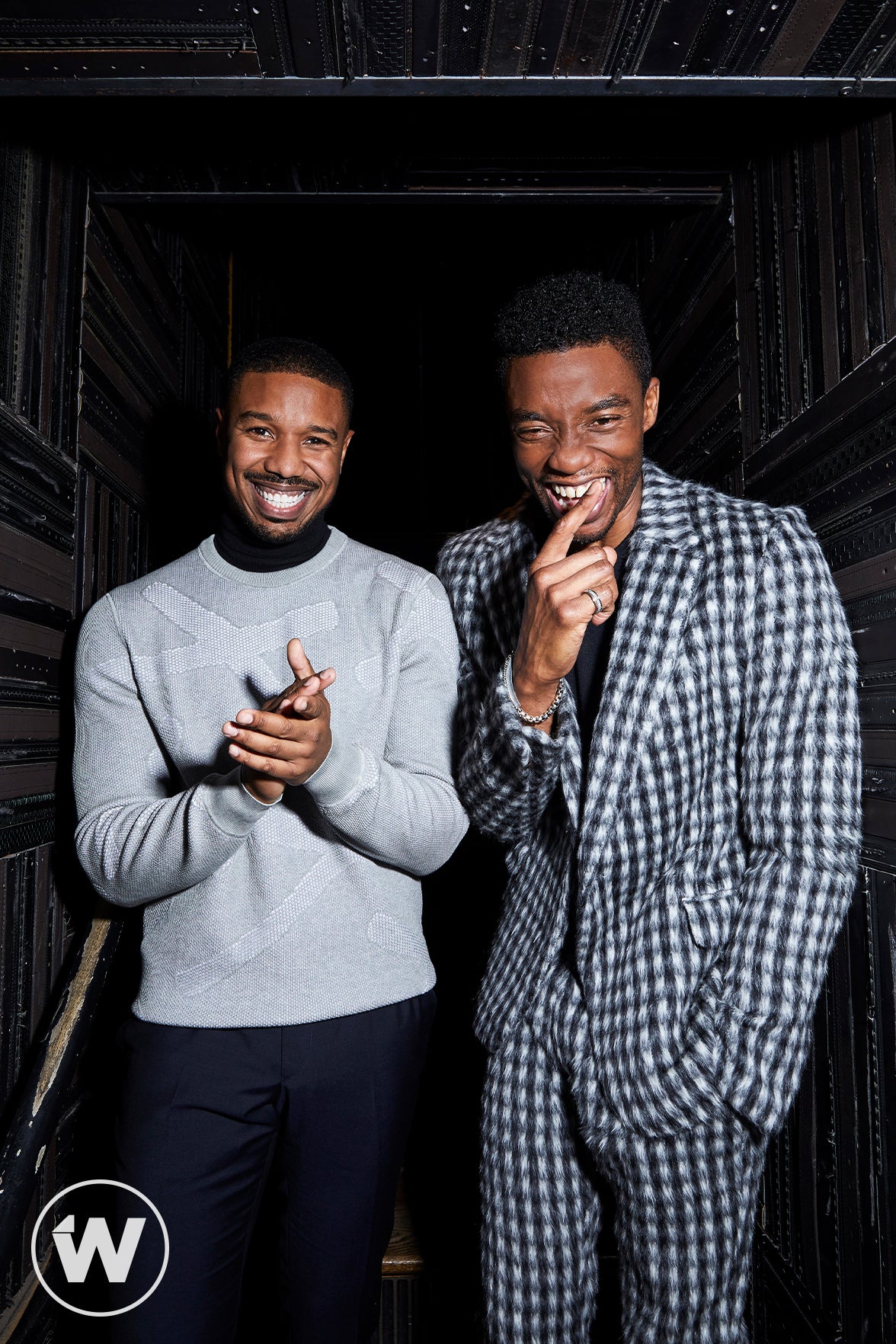 'Black Panther' Stars Chadwick Boseman And Michael B. Jordan Portraits ...