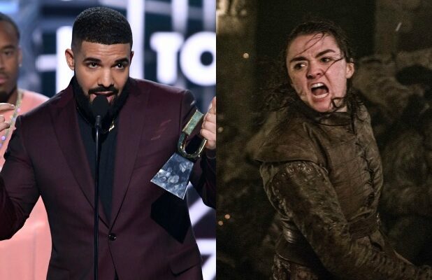 618px x 400px - Game of Thrones' Fans Think Drake May Have Doomed Arya Stark ...