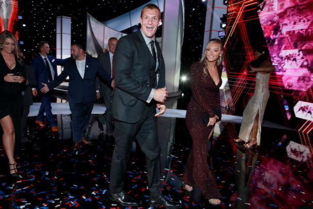 Rob Gronkowski ESPYS Backstage