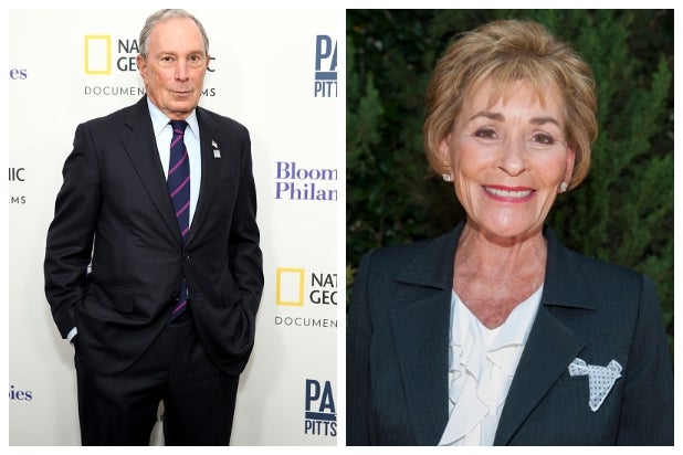 Judge Judy Endorses Michael Bloomberg for President - Even Though He ...