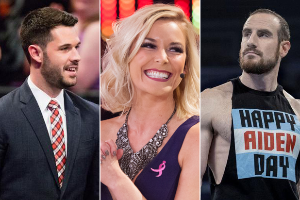 Renee Young Tom Phillips And Aiden English To Call Tonights Wwe 