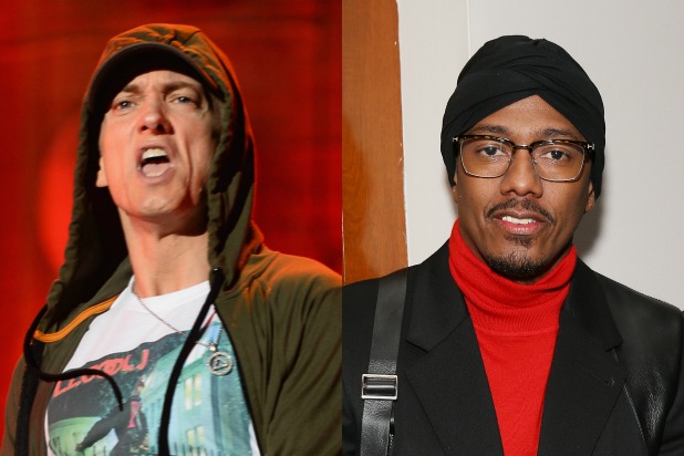 Nick Cannon Challenges Eminem to $100,000 Rap Battle (Video) - TheWrap