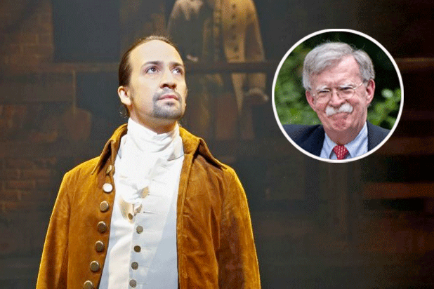 John Bolton Gets Pushback For Hamilton Inspired Book Title Appropriating The Words Of An Artist