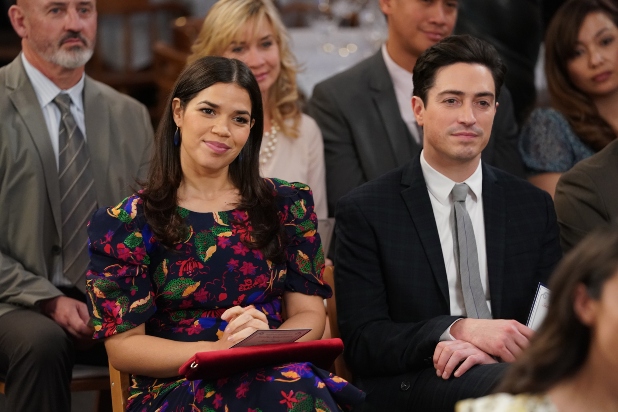 Ben Feldman and America Ferrera of Superstore attend the