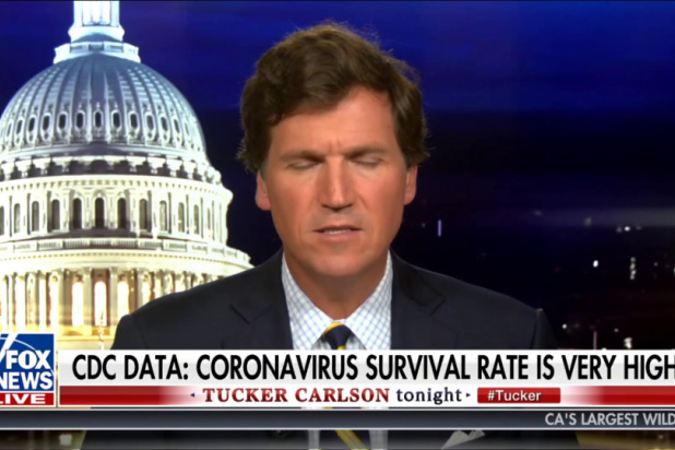 Tucker Carlson Guest Credits Future Vaccine For Lowering Current Covid Death Rates Video
