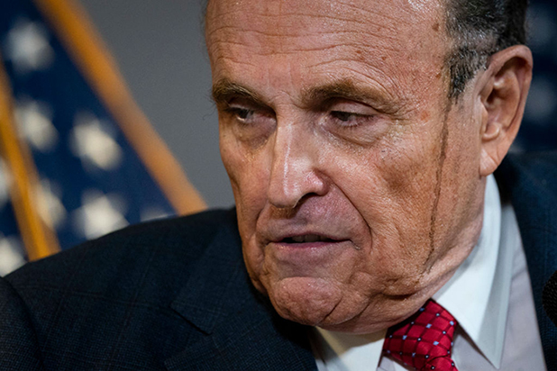 Everybody's Got Some Feelings About Rudy Giuliani's Hair Dye Mishap