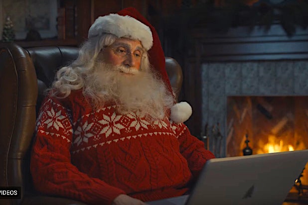 Steve Carell's Santa Video Chats the Elves in New Commercial (Video ...