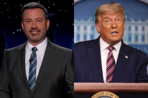 Kimmel Willing to Let Trump Remain President If He Wears Lululemon Yoga ...