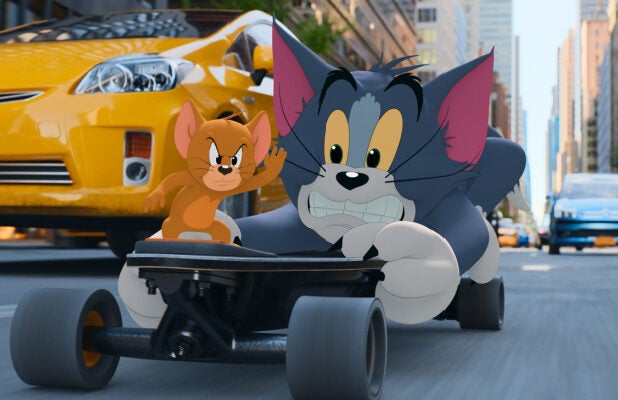 Tom Jerry Film Review Grating Cat And Mouse Comedy Puts The Ow In Meow