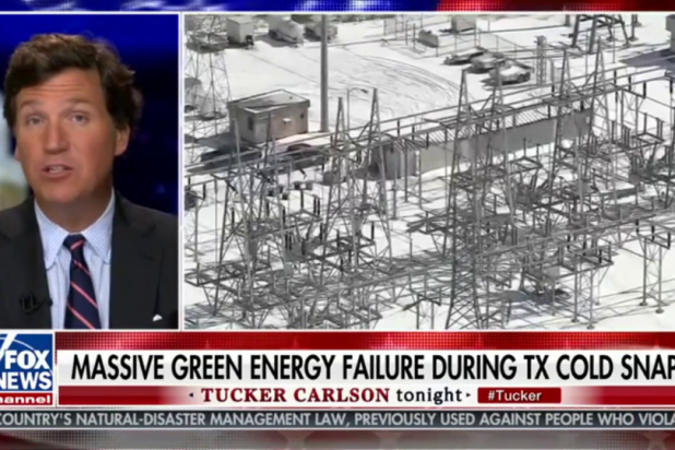 Tucker Carlson Doubles on False Texas Windmill Claims (Video)