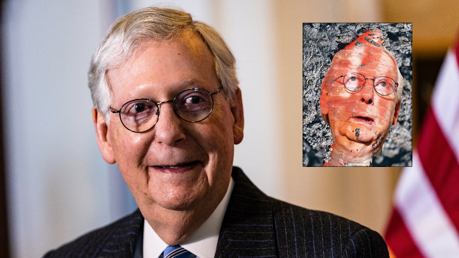 Mitch Mcconnell Dubbed Spineless Mcworm On Ny Daily News Cover Twitterverse Goes Buggy