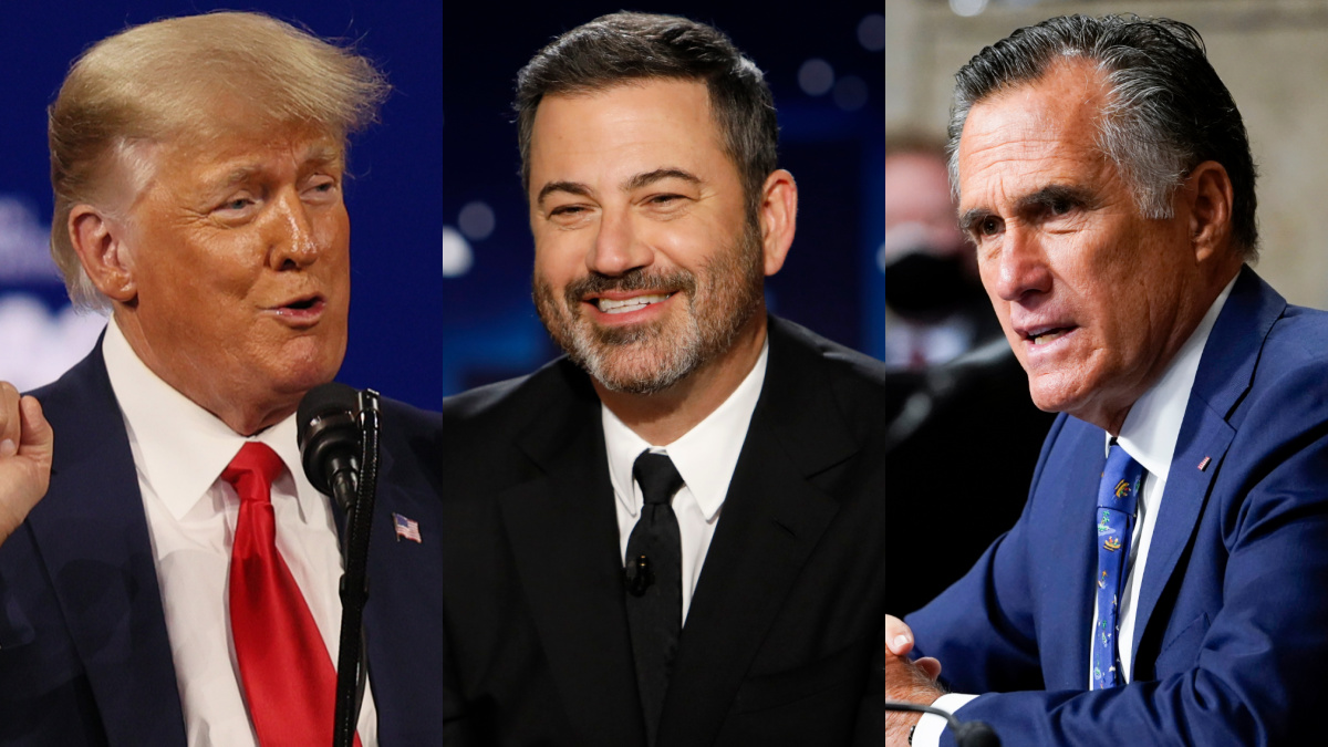 Kimmel Mocks Twitter-Banned Trump's Attempt to Shame 'Loser' Mitt Romney Via Press Release …