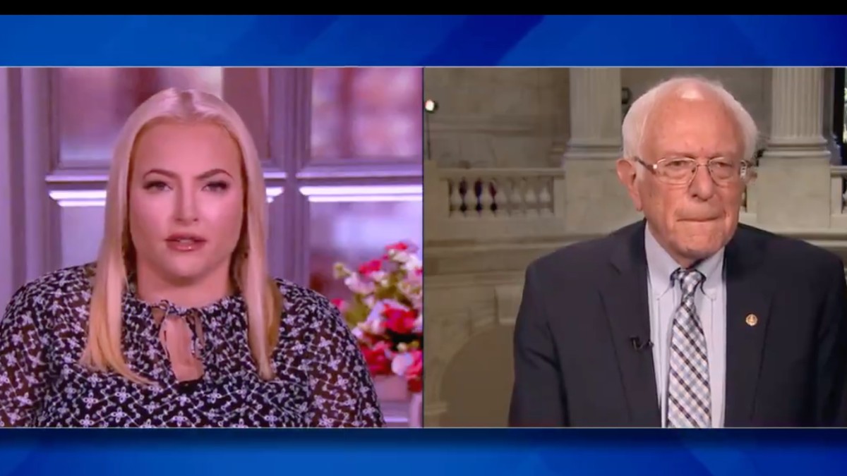 'The View': Bernie Sanders Pushes Back After Meghan McCain Calls Him 'Godfather of the Squad …