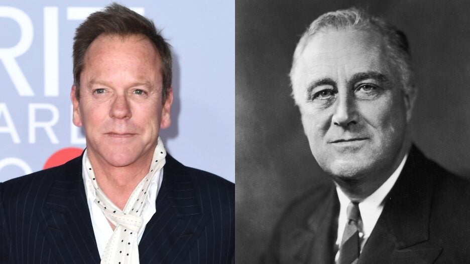 Kiefer Sutherland To Play Franklin Roosevelt In Showtime S The First Lady