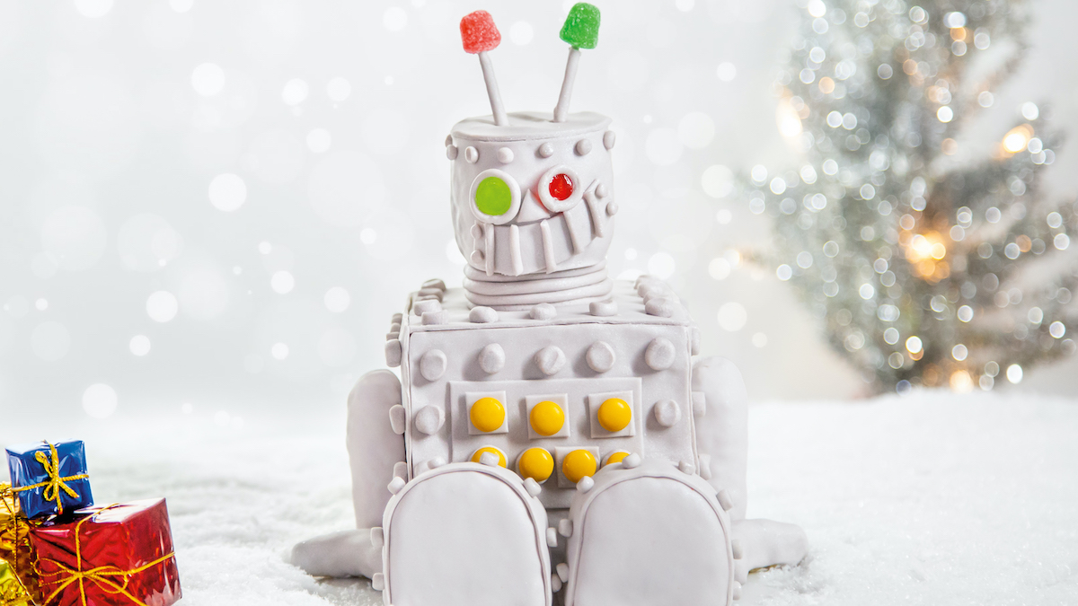 'Nailed It' Toy Robot Cake Recipe Cookbook