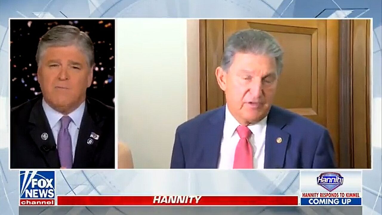 Hannity Calls West Virginia Senator Joe Manchin a ‘Liberal Democrat’ (Video) thumbnail