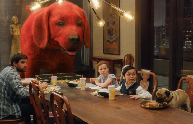 Clifford the Big Red Dog Film Review Canine Comedy Is Innocuous for Kids, Troubling for Adults