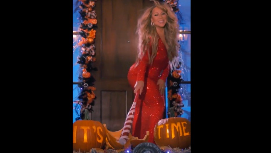 Mariah Carey Declares Its Time For Christmas Video 