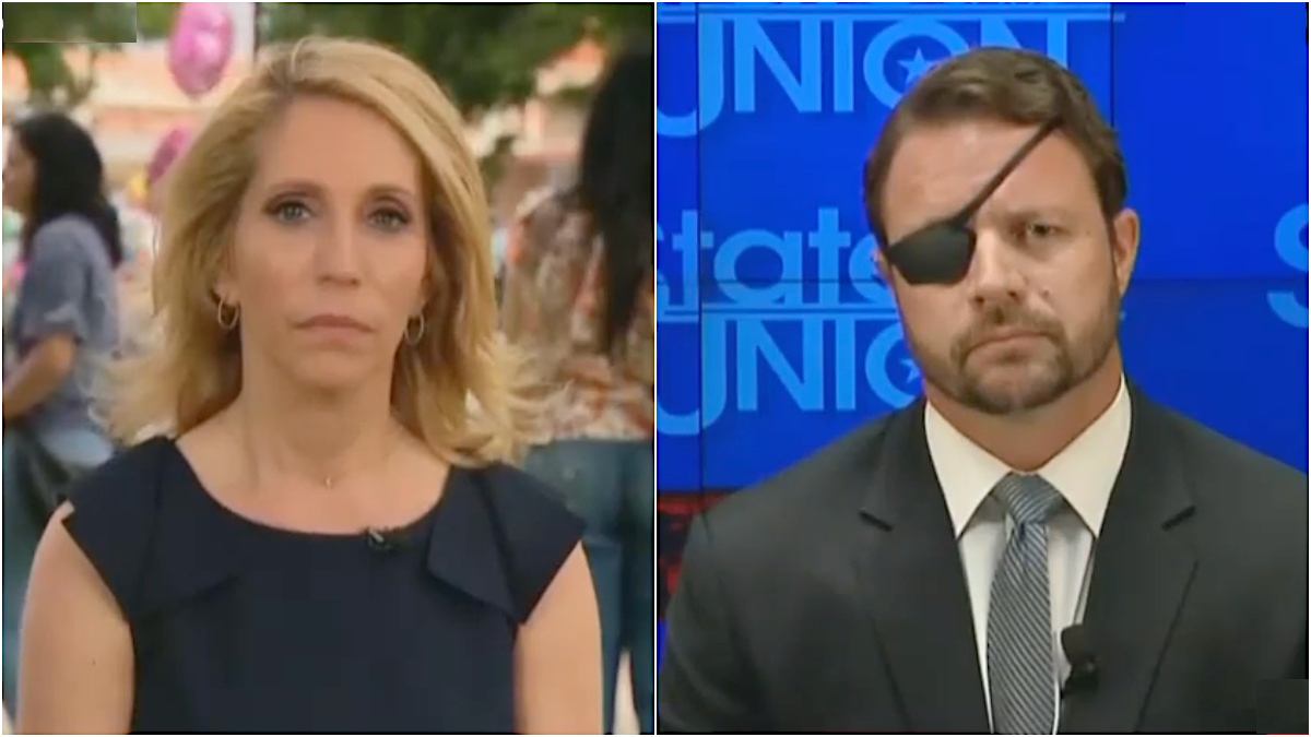 Cnns Dana Bash Grills Rep Dan Crenshaw About Gun Violence 