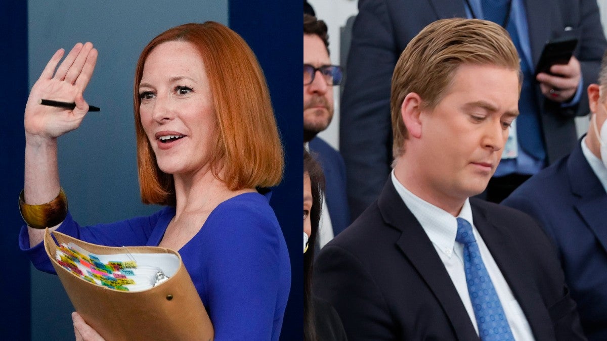 Jen Psaki Comments On Relationship With Peter Doocy