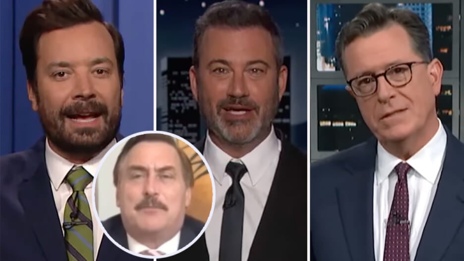 Late Night Hosts Mock Mike Lindell's Phone Seizure