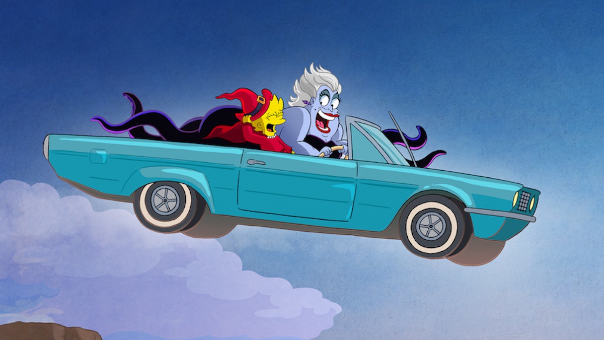 Lisa Simpson Takes a Ride on the Dark Side With Ursula and Loki in Disney+  Short 'Welcome to the Club'