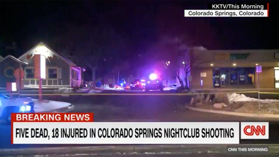 Mass Shooting At Colorado Springs LGBTQ Club Leaves 5 Dead, 18 Injured