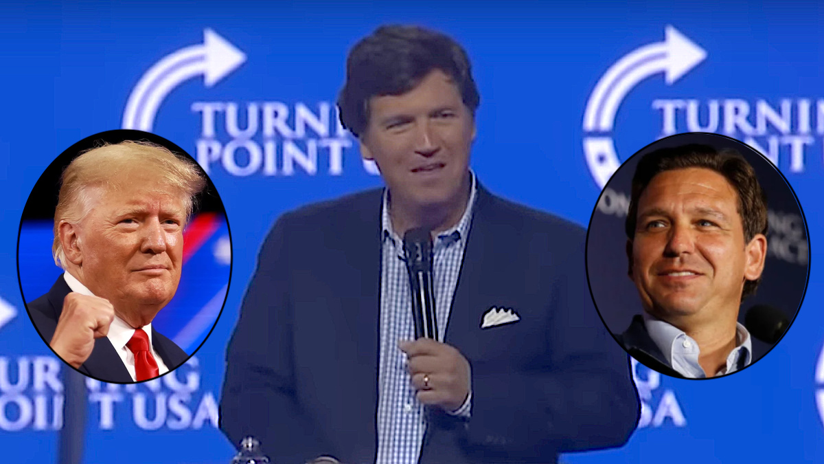 Tucker Carlson Dodges If He’d Support Trump or DeSantis in 2024