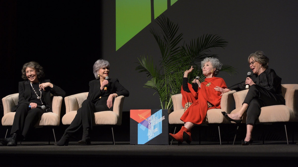 Rita Moreno, Jane Fonda, Lily Tomlin und Sally Field bei der 80 for Brady  Film Premiere