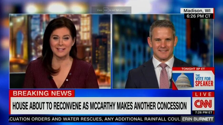 Adam Kinzinger, Republican Member of Jan. 6 Committee, Joins CNN Days ...