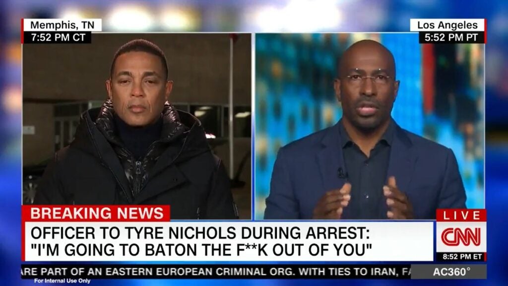 Van Jones Shocked By Footage Of 'Despicable' Police Attacking Tyre ...