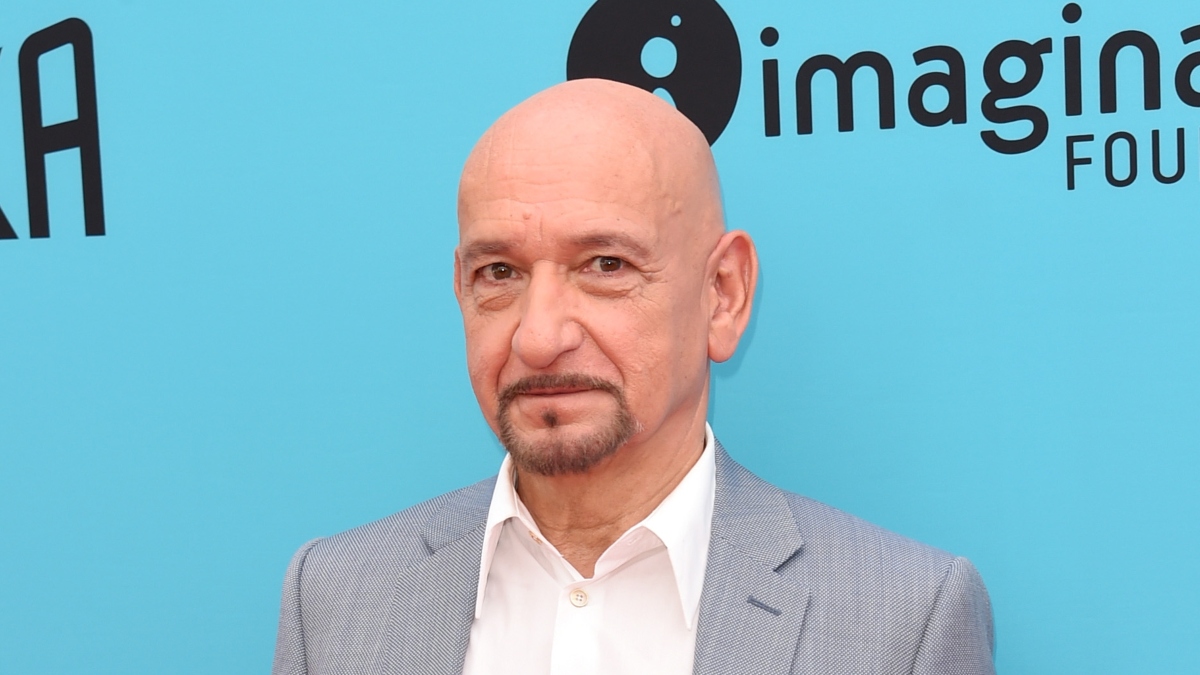 Ben Kingsley attends the premiere of Focus Features' "The Boxtrolls" - Red Carpet at Universal CityWalk on September 21, 2014 in Universal City, California.