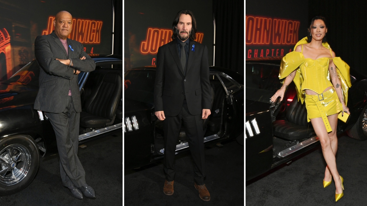 Keanu Reeves honors Lance Reddick at 'John Wick: Chapter 4' premiere 