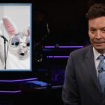 Jimmy Fallon Jokes That Biden’s Easter Bunny Will Be ‘Different Than the Bunnies the Last President Hung Out With’