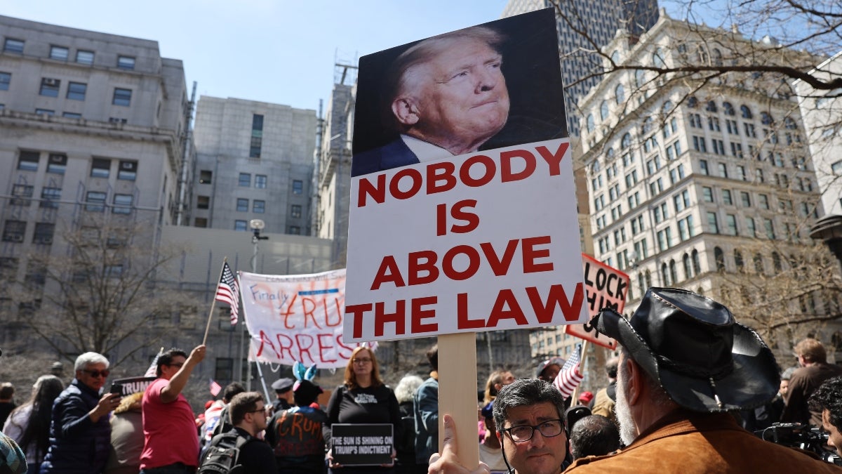 The Scene At Trump Indictment (Photos)