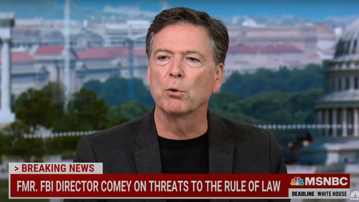 James Comey Says Donald Trump Is a Serious Threat