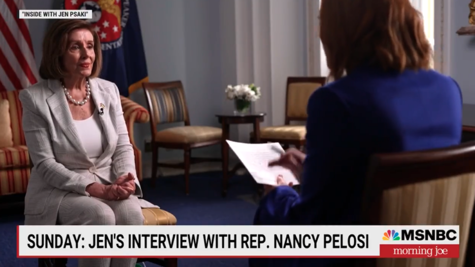 Nancy Pelosi Tells Jen Psaki Democrats Should Use Abortion Issues Against Trump In 2024