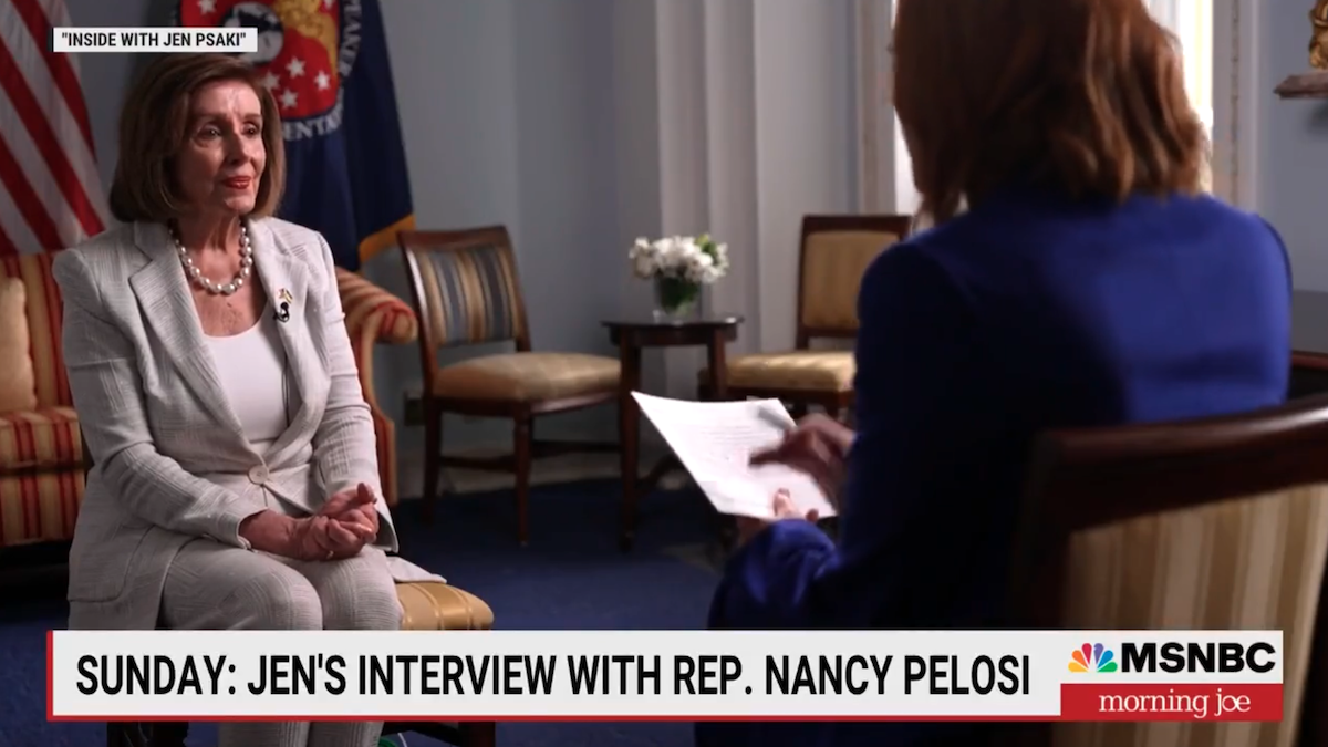 Nancy Pelosi Tells Jen Psaki Democrats Should Use Abortion Against Trump In 2024 (Video) thumbnail