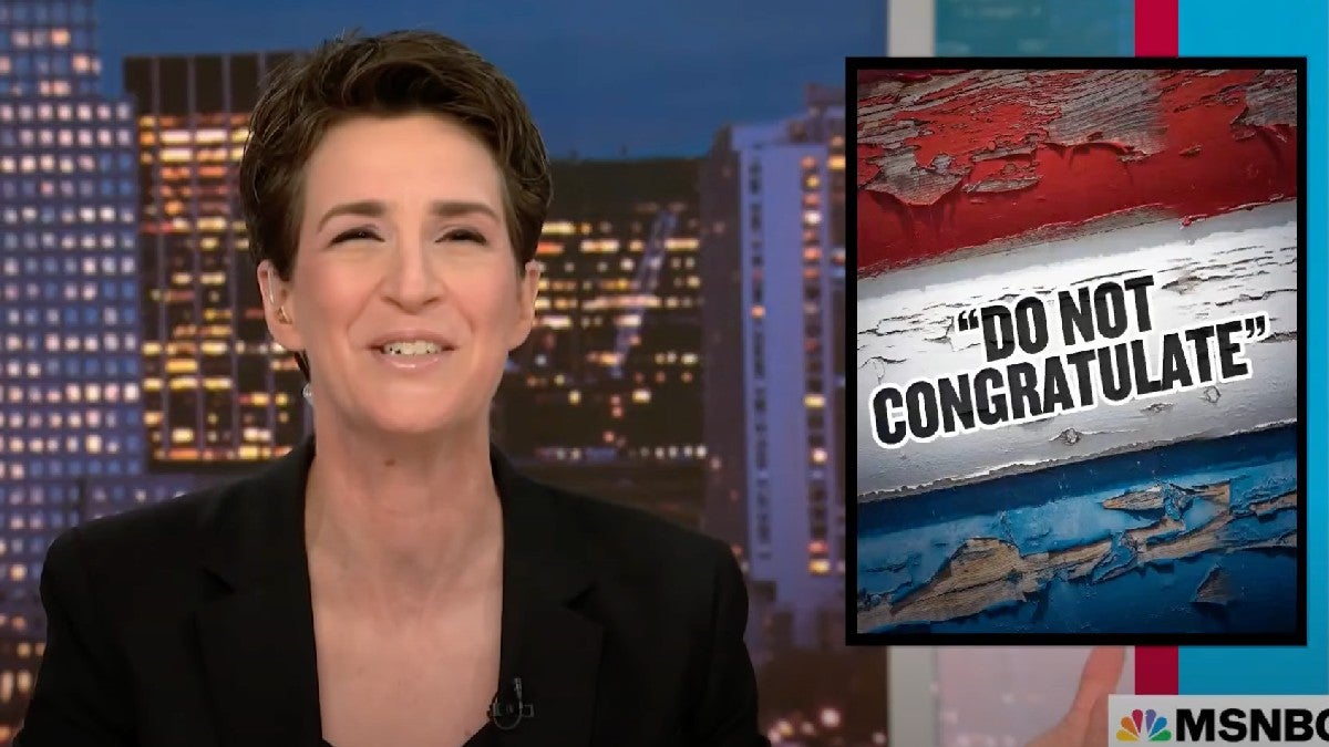 Rachel Maddow Cracks Up At Trump Congratulating Kim Jong Un