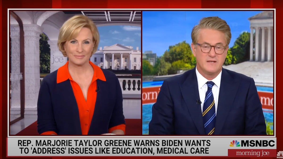 ‘Morning Joe’ Mocks Marjorie Taylor Greene for Biden Turning Point Speech