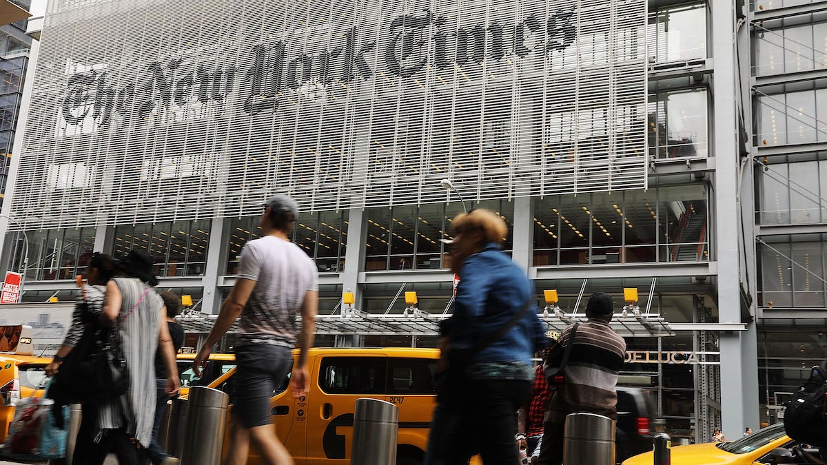 New York Times Tech Workers Go on Strike Day Before the Election