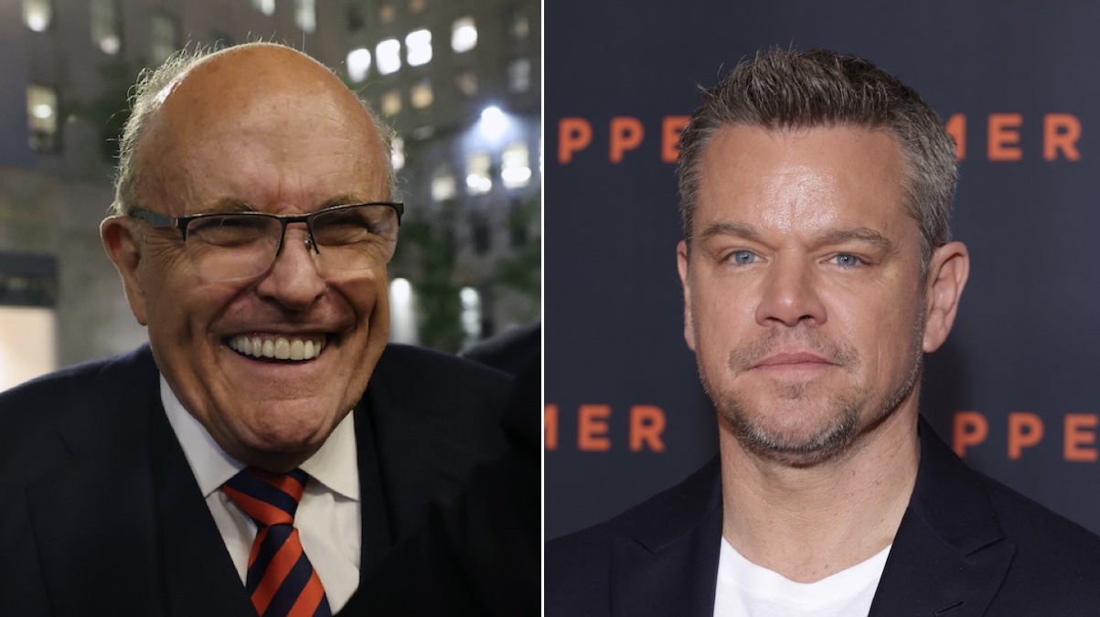 Rudy Giuliani Calls Matt Damon Anti Gay Slur In Recorded Conversations 8904